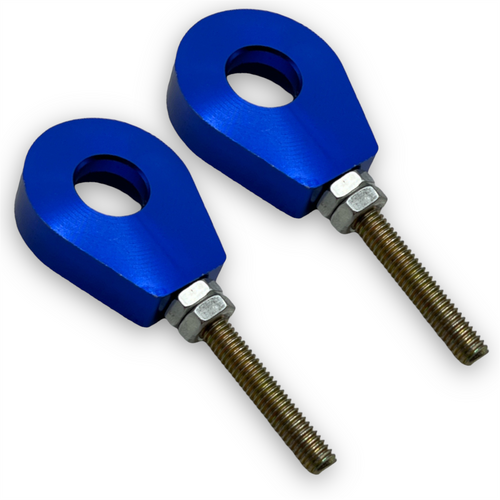Blue 12mm Eyelet Pit Bike Chain Tensioners