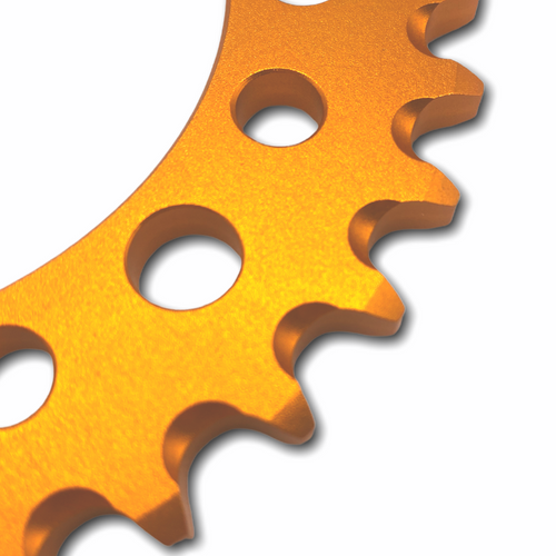 DEEP STATE 43 tooth 420 rear sprocket - Gold