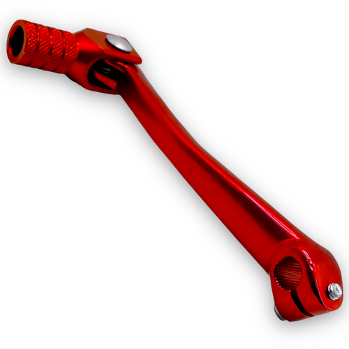 Red CNC Folding Pit Bike Gear Lever