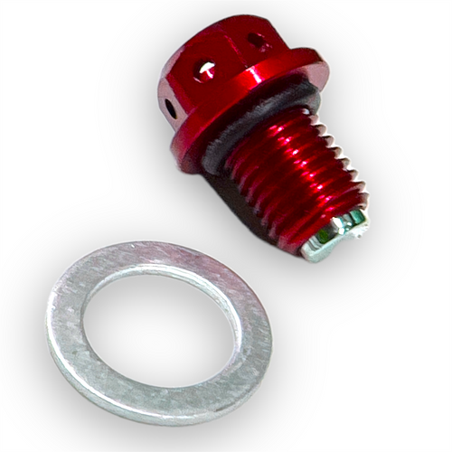 Red Magnetic Pit Bike Sump Plug