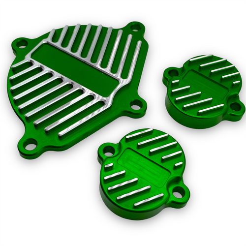 Green YX160 CNC Pit Bike Bling Kit