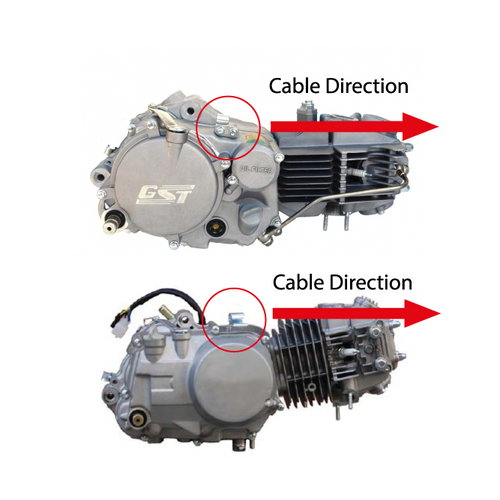 Black Secondary Pit Bike Clutch Cable