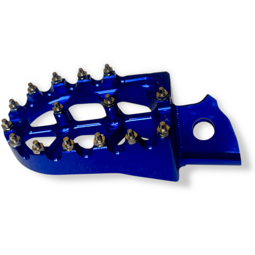 Blue DEEP STATE Yamaha TTR125 Pit Bike Footpegs