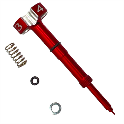 Red CNC Pit Bike Air Fuel Mixture Screw