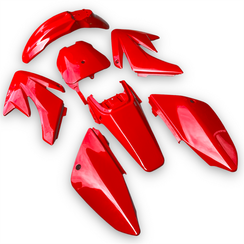 Red CRF70 Pit Bike Plastics Kit