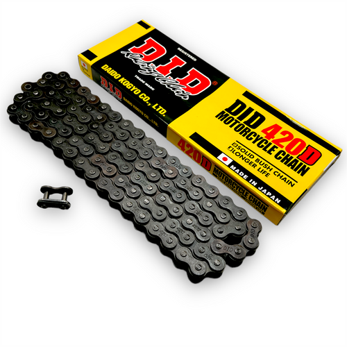 108 Link 420 Pitch DID Black Pit Bike Chain