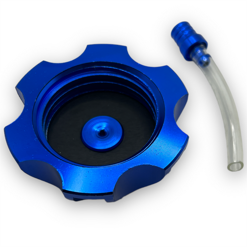 Blue CNC Pit Bike Fuel Cap