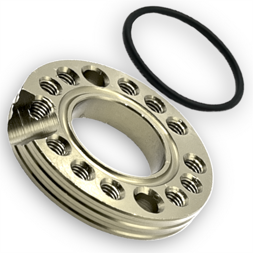 Silver CNC Pit Bike Carburettor Spinner Plate