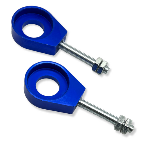 Blue 15mm Eyelet Pit Bike Chain Tensioners