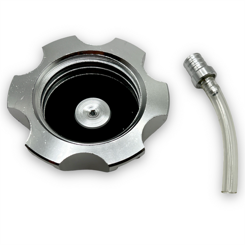 Silver CNC Pit Bike Fuel Cap