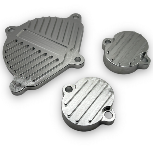 Silver YX160 CNC Pit Bike Bling Kit