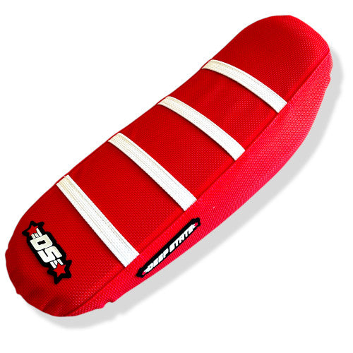 Red DEEP STATE Sur-Ron Gripper Seat Cover
