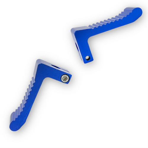 Blue Mini Moto Heavy Duty Footpegs