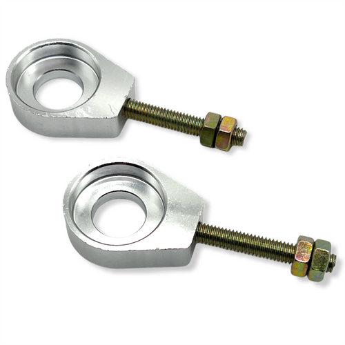 Silver 15mm Eyelet Pit Bike Chain Tensioners