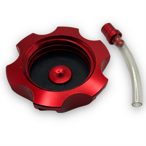 Red CNC Pit Bike Fuel Cap