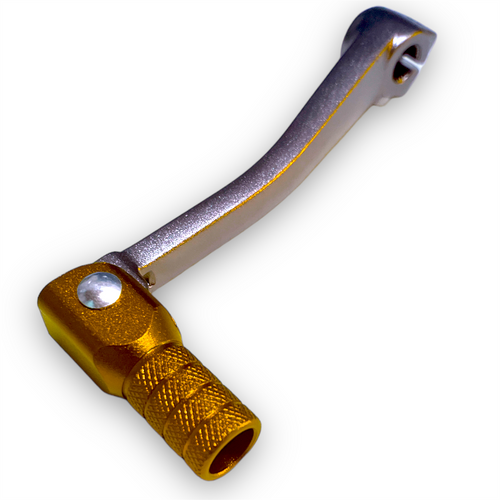 Gold Tip CNC Folding Pit Bike Gear Lever