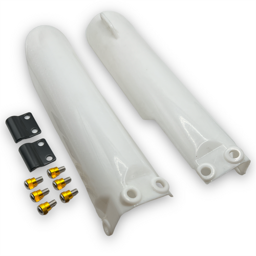 White Marzocchi Pit Bike Fork Sliders