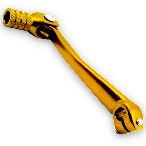 Gold CNC Folding Pit Bike Gear Lever