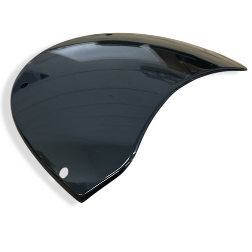 Wide Black Mini Moto Visor Screen