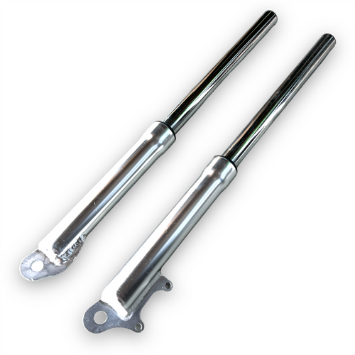 Chrome Conventional Mini Dirt Bike Forks