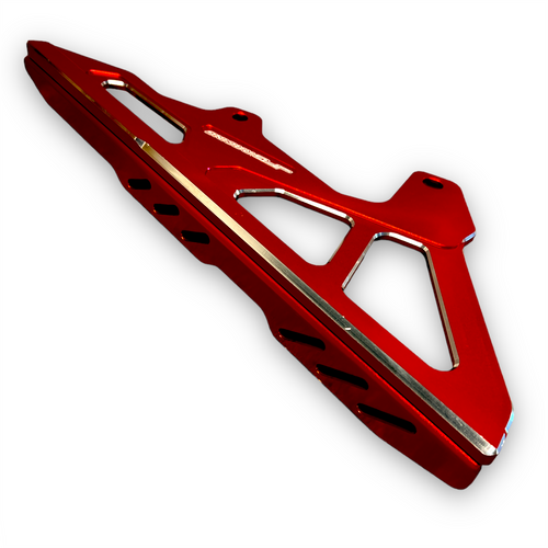 Red CNC Sur-Ron Chain Guard
