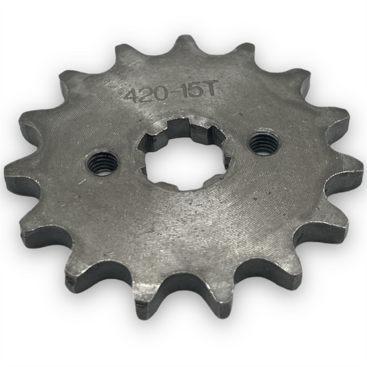 15 Tooth 420 Pit Bike Front Sprocket (17mm)