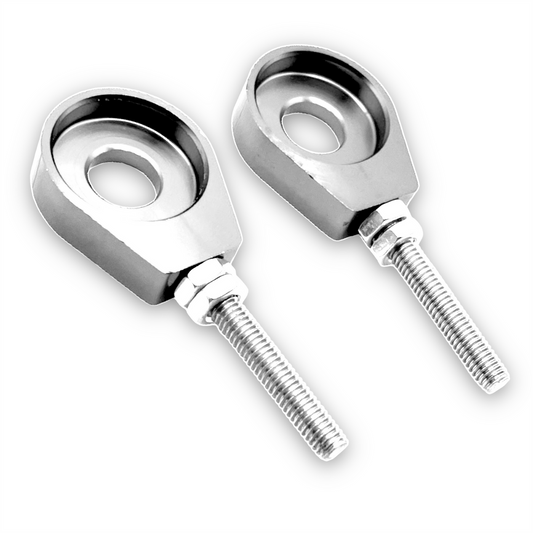 Silver 12mm Eyelet Pit Bike Chain Tensioners