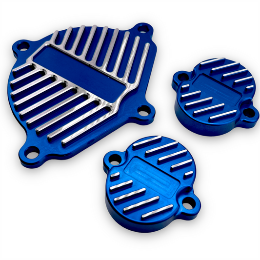 Blue YX160 CNC Pit Bike Bling Kit