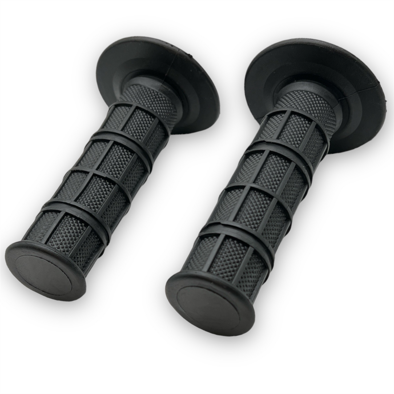Black Pit Bike Soft Waffle Grips