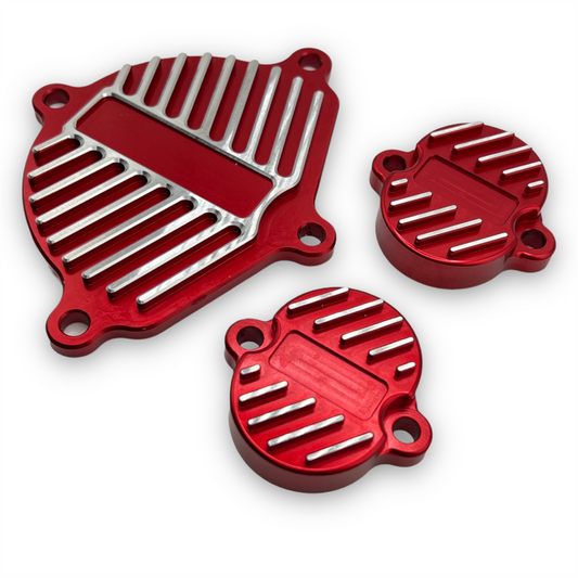 Red YX160 CNC Pit Bike Bling Kit