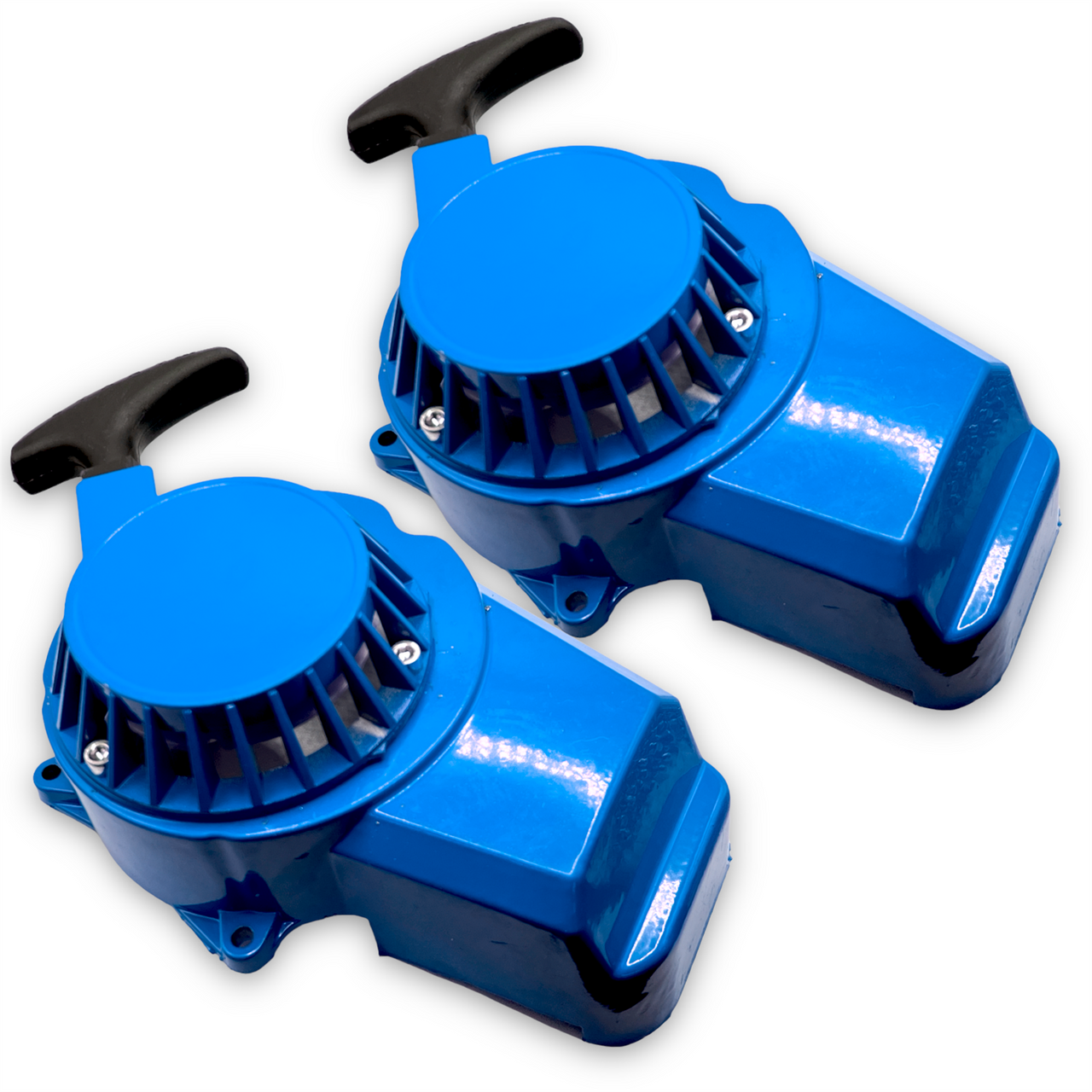 2x MINI MOTO METAL PULLSTART - BLUE