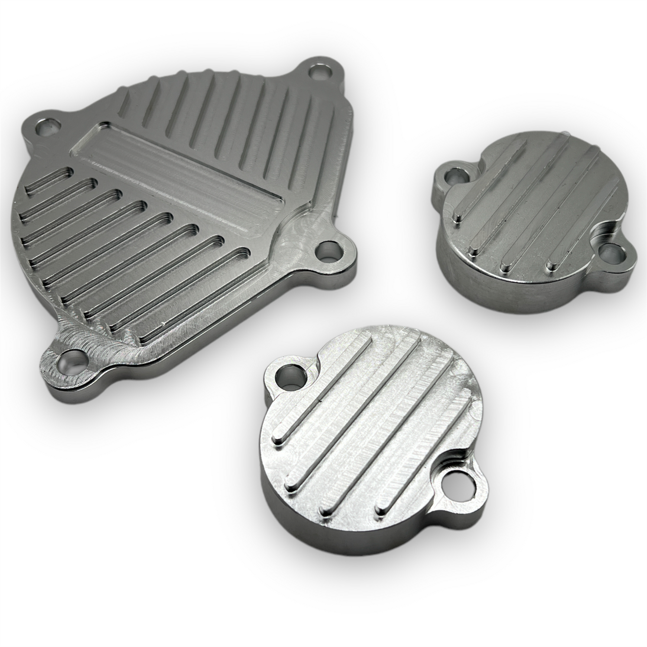 Silver YX160 CNC Pit Bike Bling Kit