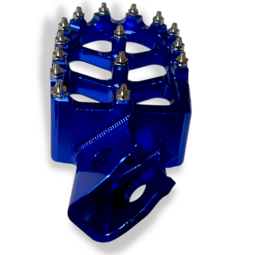 Blue DEEP STATE Yamaha TTR125 Pit Bike Footpegs