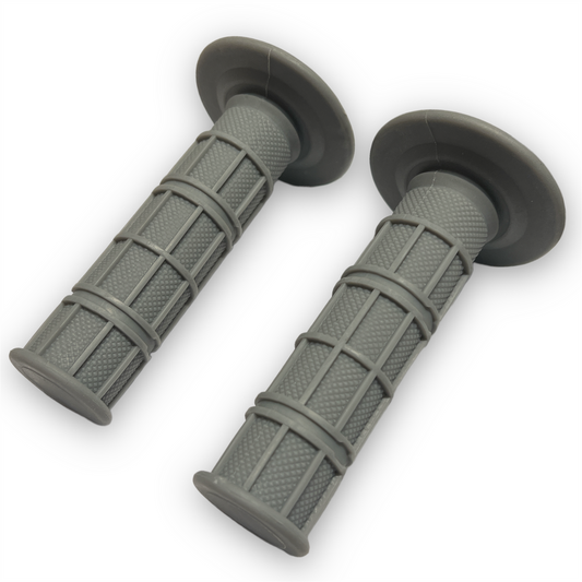 Grey Pit Bike Soft Waffle Grips