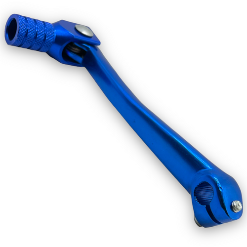 Blue CNC Folding Pit Bike Gear Lever