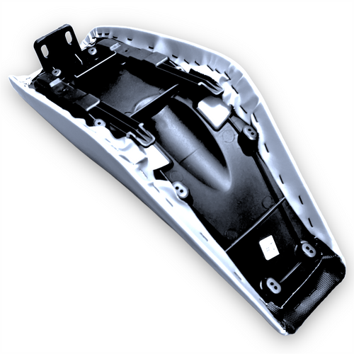 White High Rise CRF50 Pit Bike Seat Pad