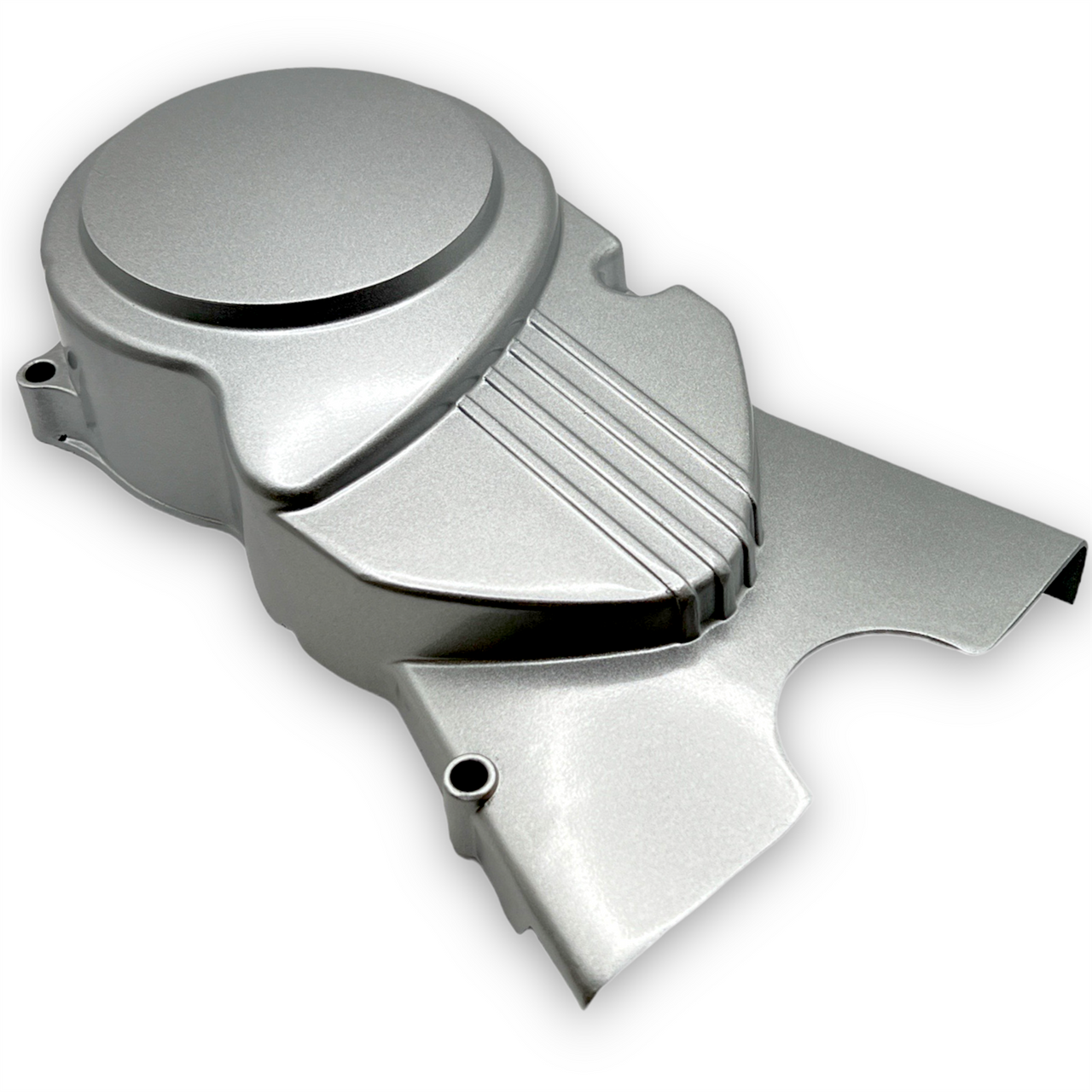 Silver c90 Style Pit Bike Ignition Cover