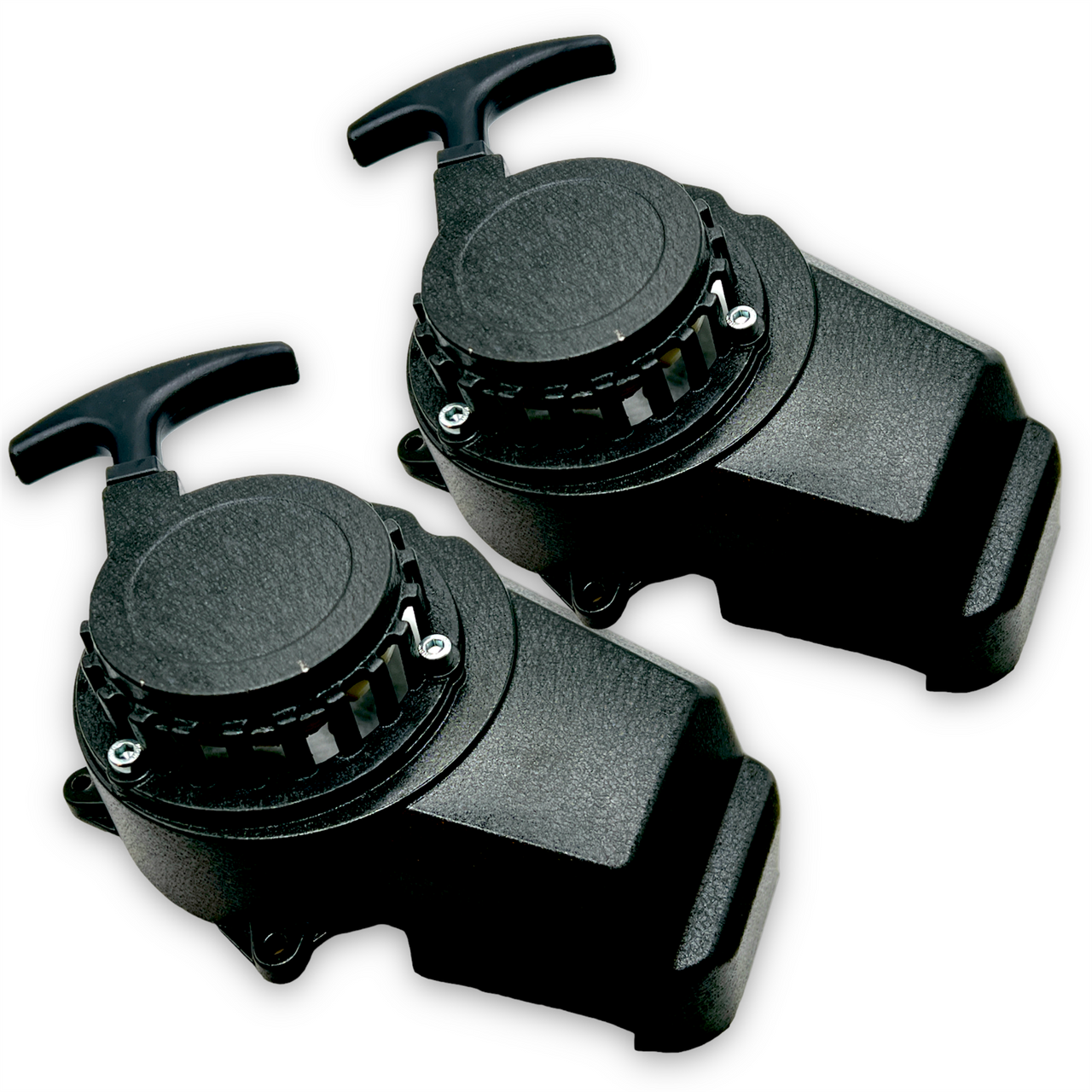 2x Black Mini Moto Metal Pull start