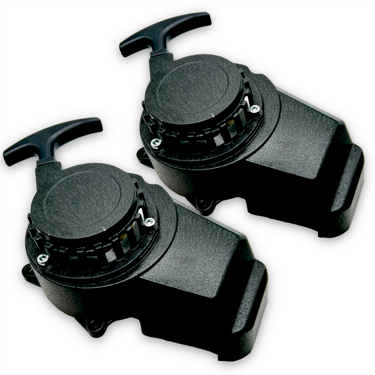 2x Black Mini Moto Metal Pull start