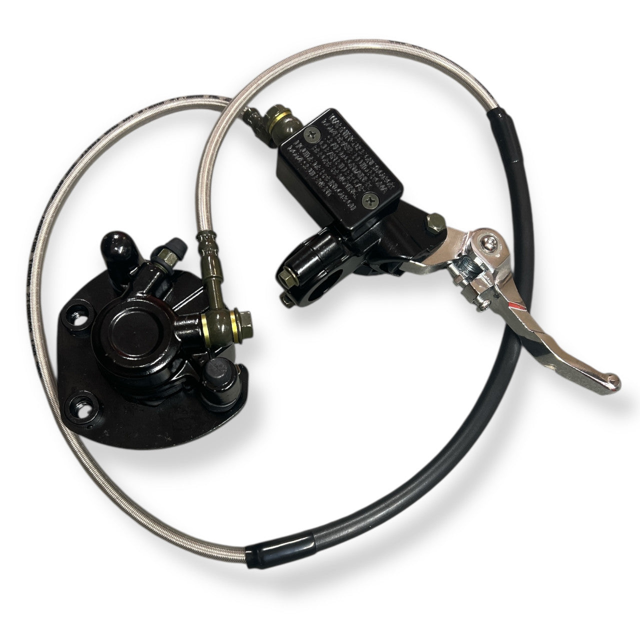 Single Piston Pit Bike Front Brake System - 43mm Centres