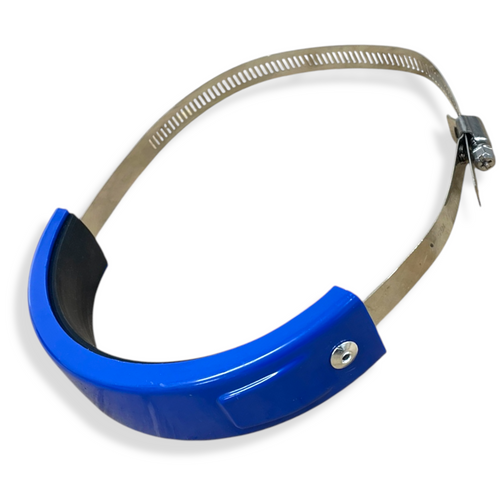 Blue Pit Bike Supermoto Exhaust Protection Strap