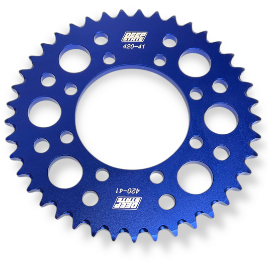 DEEP STATE 41 Tooth 420 SDG Pit Bike Rear Sprocket - BLUE