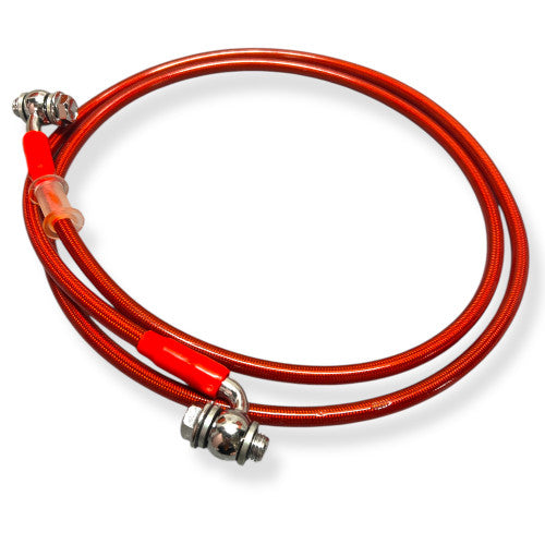 Red 1500mm Pit Bike Brake Hose (10mm Banjo)