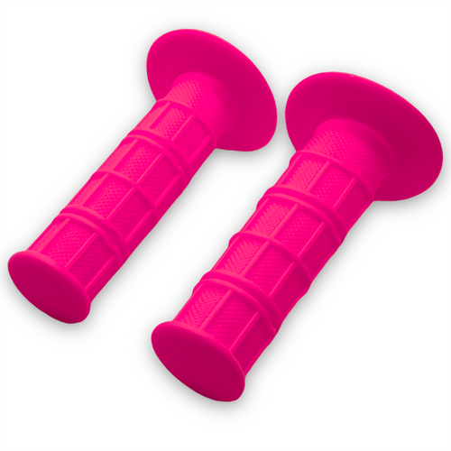 Pink Pit Bike Soft Waffle Grips