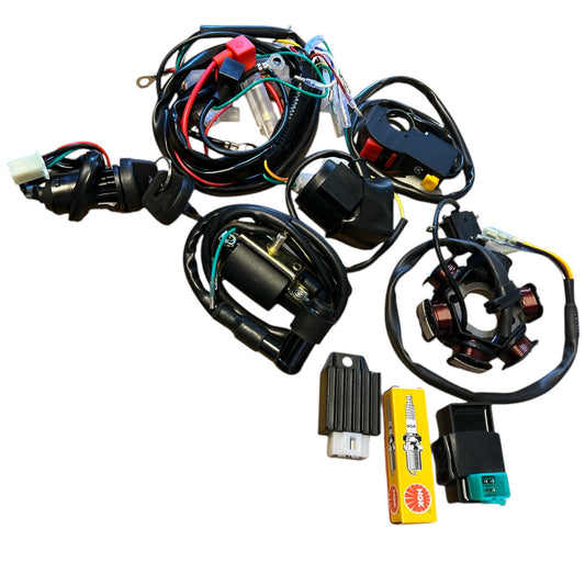Complete Electric Start Pit Bike Wiring Kit