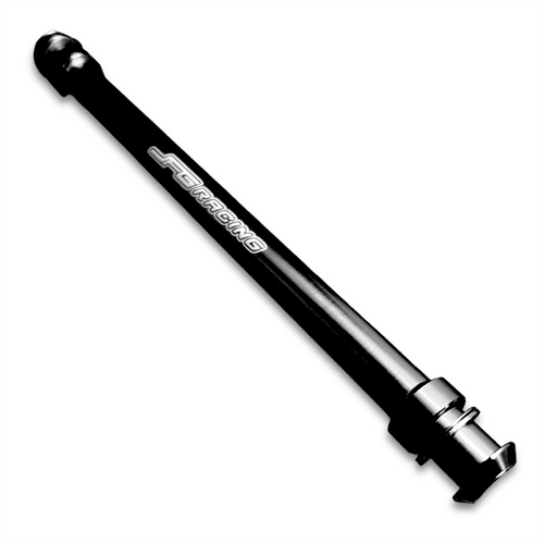 Black JFG Sur-Ron Footpeg Brace Bar