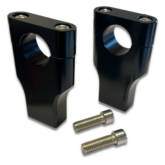 Black 28mm Pit Bike Fatbar Handle Bar Risers