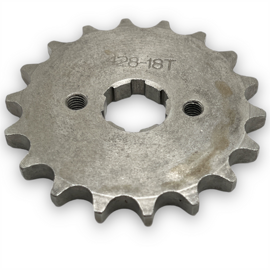 18 Tooth 428 Pit Bike Front Sprocket (17mm)