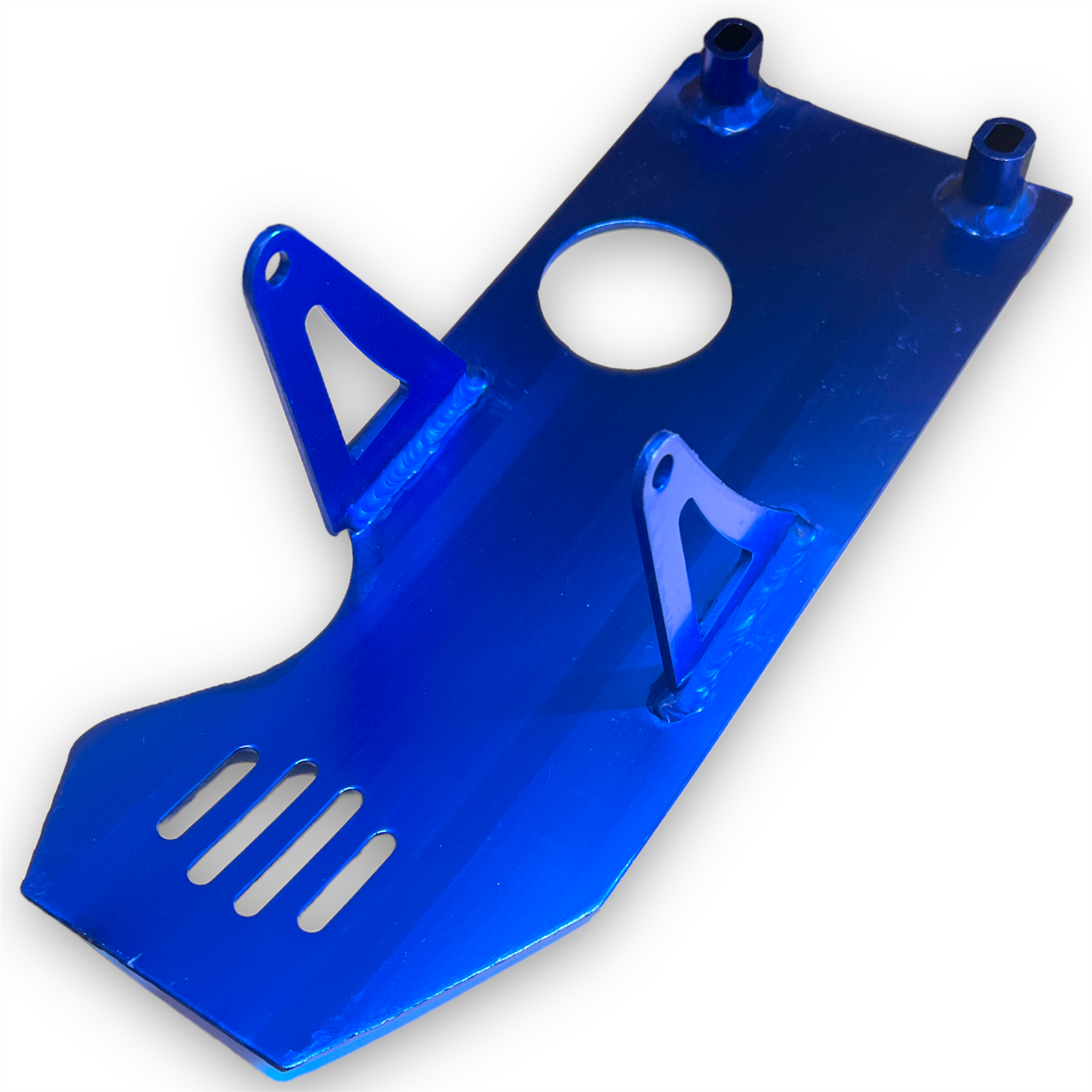 Blue Pit Bike Sump Guard