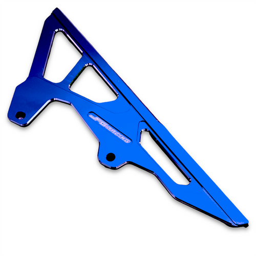 Blue CNC Sur-Ron Chain Guard